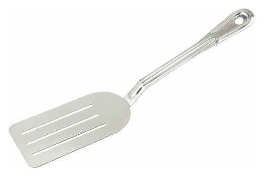 Winco STN-8 14" Stainless Steel Slotted Serving Turner