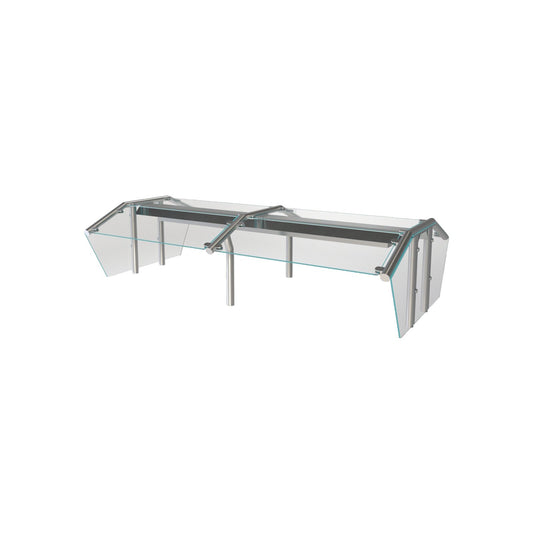 Dinex DXPBPGC3 3-Well DineXpress Classic Double-Sided Buffet Guard