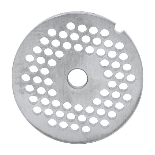 Omcan 11214 #12 One Notch/Round European Style Stainless Steel Hubless Plate, 4.8mm (3/16")