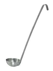 Omcan 80413 16 oz / 480 ml Two-Piece Stainless Steel Ladle with 14" Handle