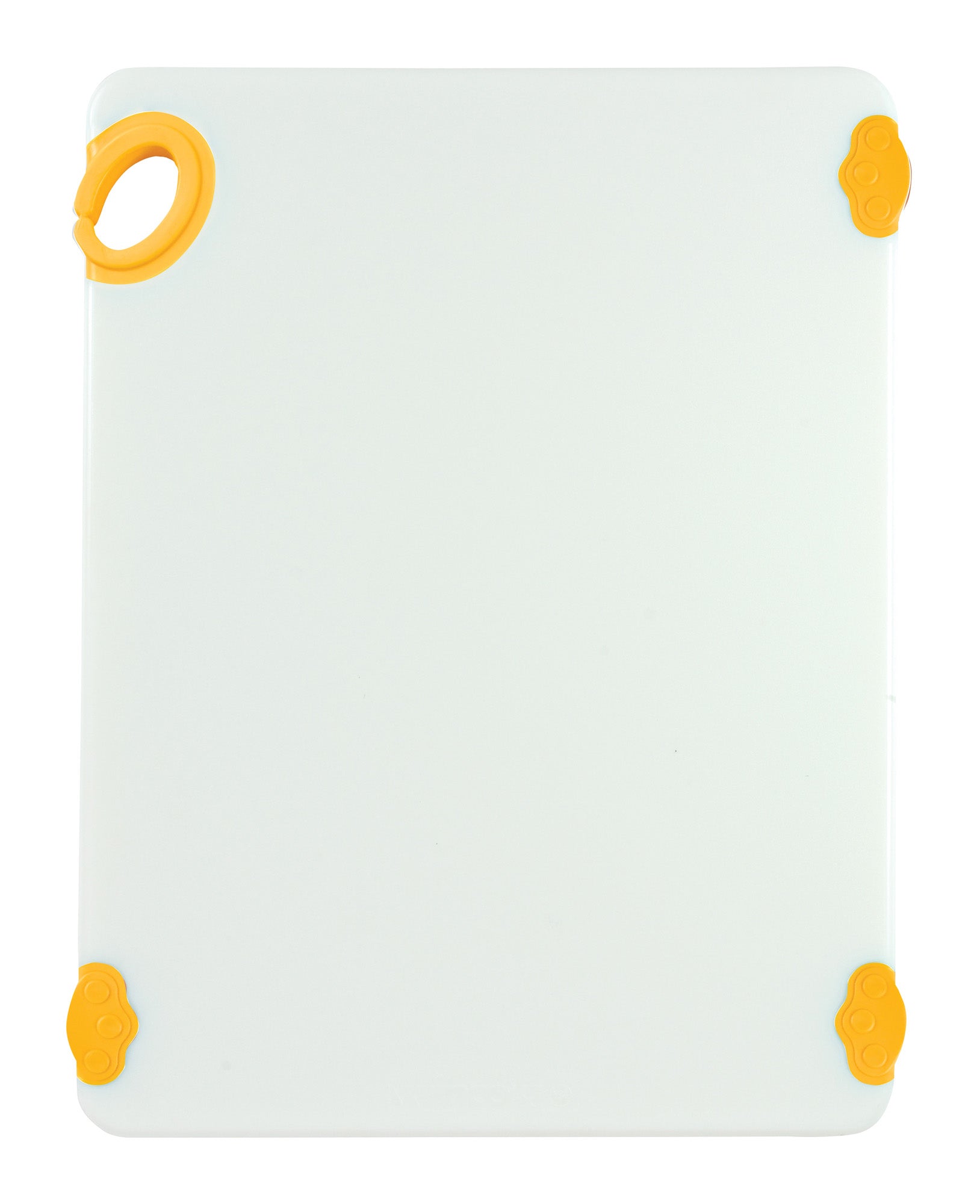 Winco CBN-1520YL 15"x20"x1/2" Yellow Cutting Board with Hook