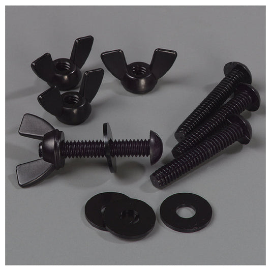 Carlisle 770200 Black Hardware for Single-Sided Sneeze Guard