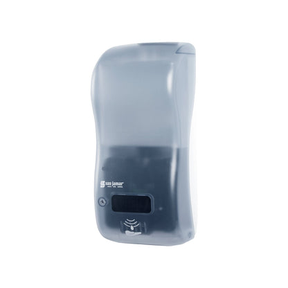 Carlisle SH900TBL 900 mL Arctic Blue Plastic Classic Rely Hybrid Electronic Soap, Liquid & Lotion