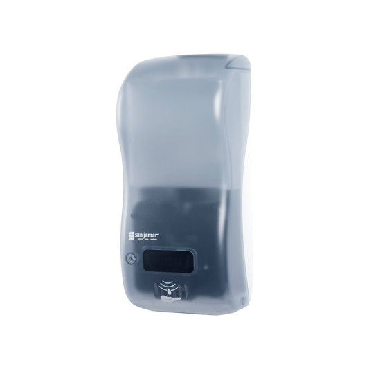 Carlisle SH900TBL 900 mL Arctic Blue Plastic Classic Rely Hybrid Electronic Soap, Liquid & Lotion