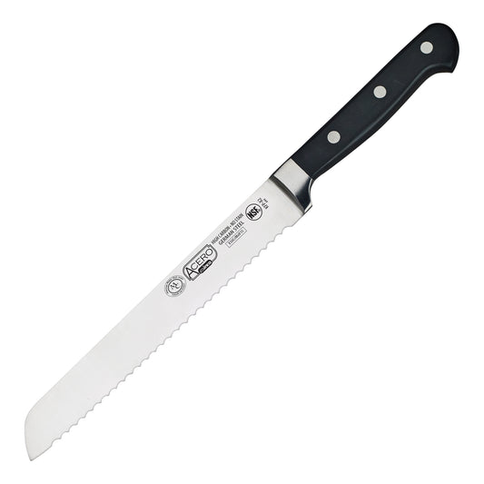 Winco KFP-82 8" Triple Riveted Bread Knife