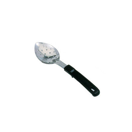 Omcan 80730 11-inch Stainless Steel Perforated Basting Spoon with Stop-Hook Handle
