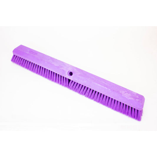 Carlisle 41891EC68 24" Purple Color Coded Omni Sweep Push Broom Head