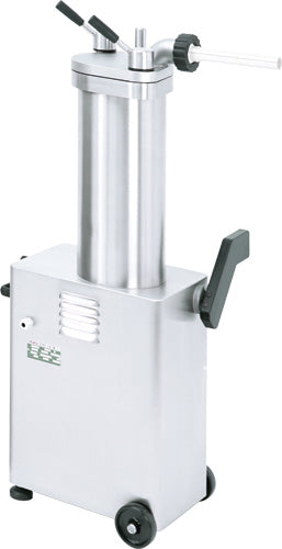 Omcan 45950 Stainless Steel Hydraulic Piston Sausage Stuffer - 110V, 750W/1HP, 1Ph