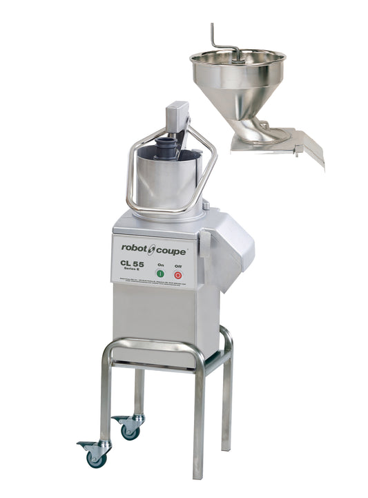 Robot Coupe CL55E2FEEDHEADS NODISC Vegetable Prep Machine