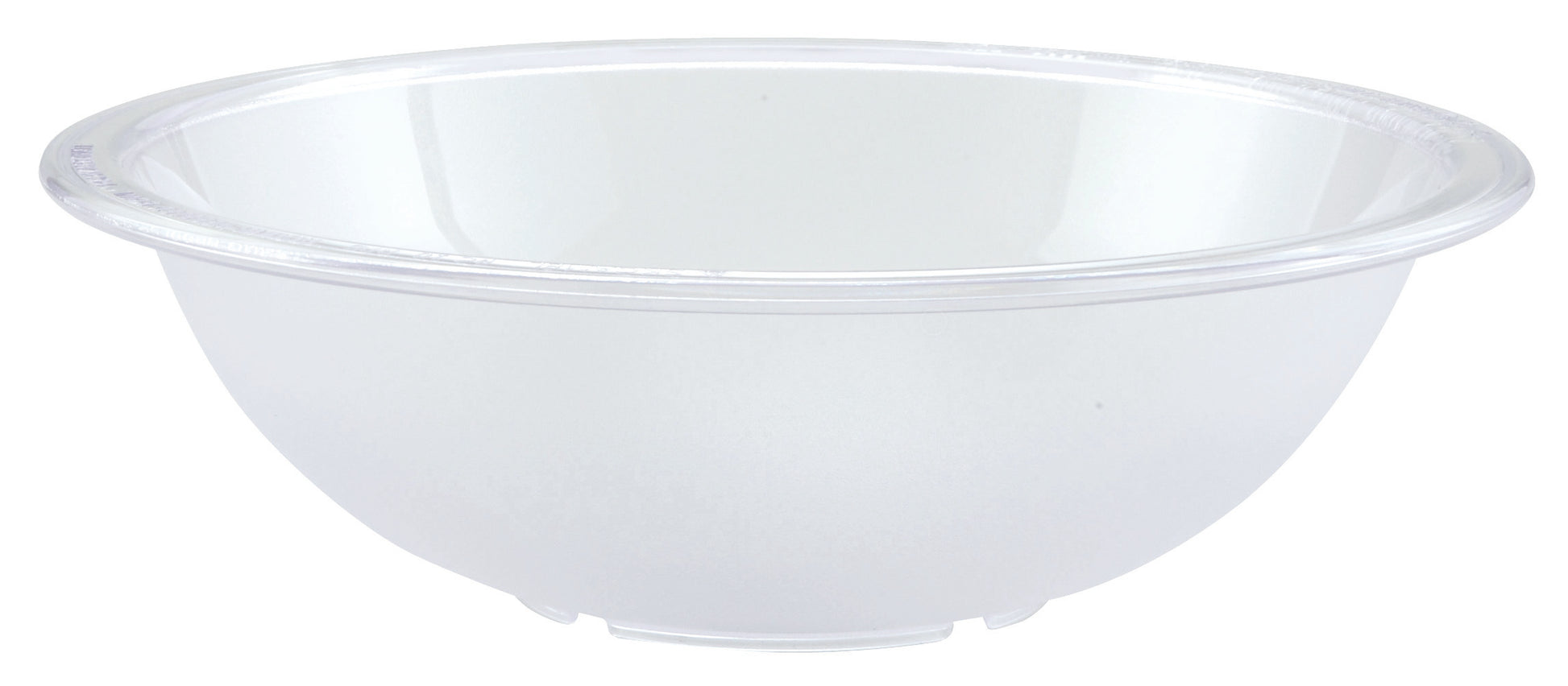 Winco PBB-10 10-3/4" Polycarbonate Pebbled Bowl