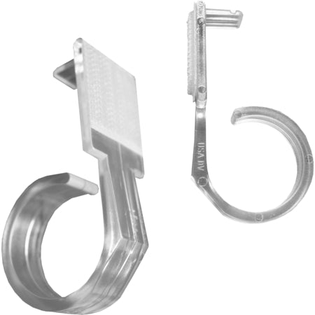 Snap Drape DV25 Clear Polycarbonate DV Table Skirting Clips