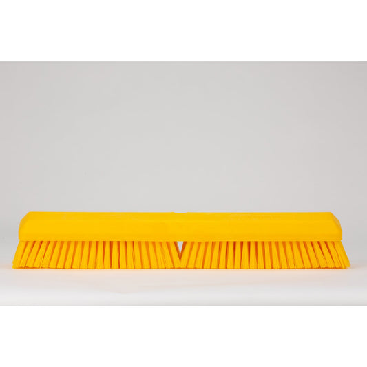 Carlisle 41890EC04 18" Yellow Color Coded Omni Sweep Push Broom Head