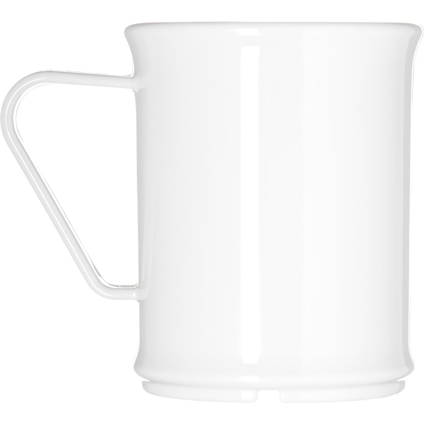 Carlisle PCD79602 9.6 oz White Polycarbonate Handled Mug