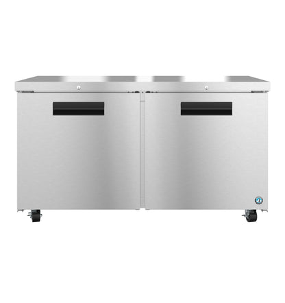 Hoshizaki UF60B-01 Two Section Stainless Door with Lock Undercounter Freezer