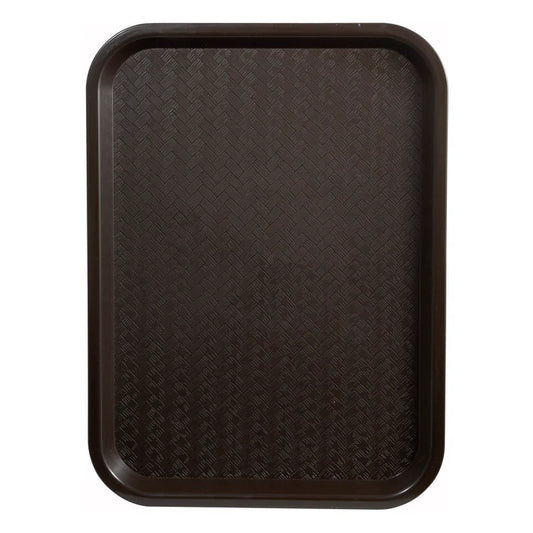 Winco FFT-1418B 14" x 18" Brown Fast Food Tray