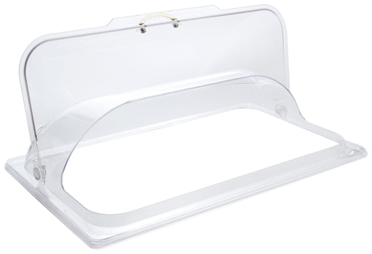 Winco C-DPF1 Full-size Polycarbonate Dome Cover, Flip Opening