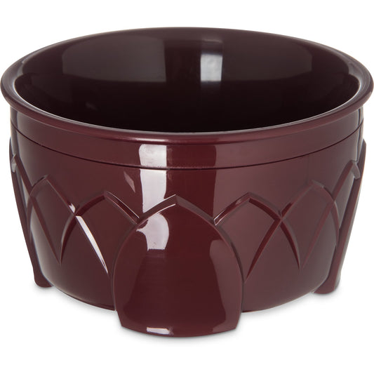 Carlisle DX530061 9 oz Cranberry Polypropylene Fenwick Bowl