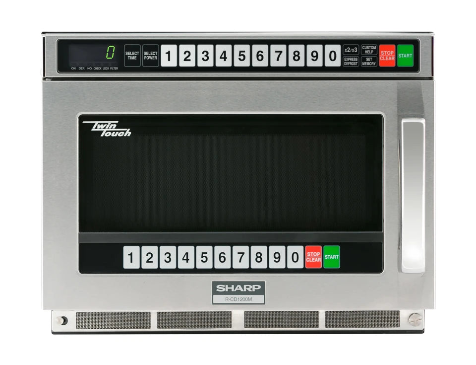 Sharp R-CD1200M 0.75 cu. ft. Stainless Steel Twin-Touch Microwave Oven