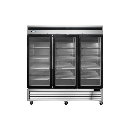 Atosa MCF8704GR Triple Glass Door Bottom Mount Merchandiser Freezer