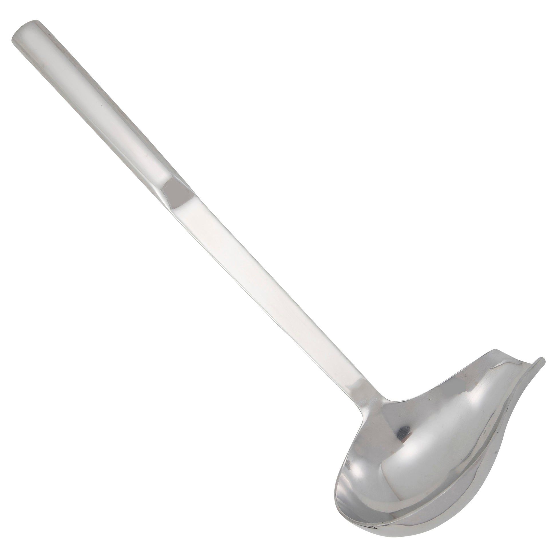 Winco BW-SP2 2 oz. Stainless Steel Spout Ladle, Hollow Handle
