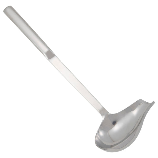 Winco BW-SP2 2 oz. Stainless Steel Spout Ladle, Hollow Handle