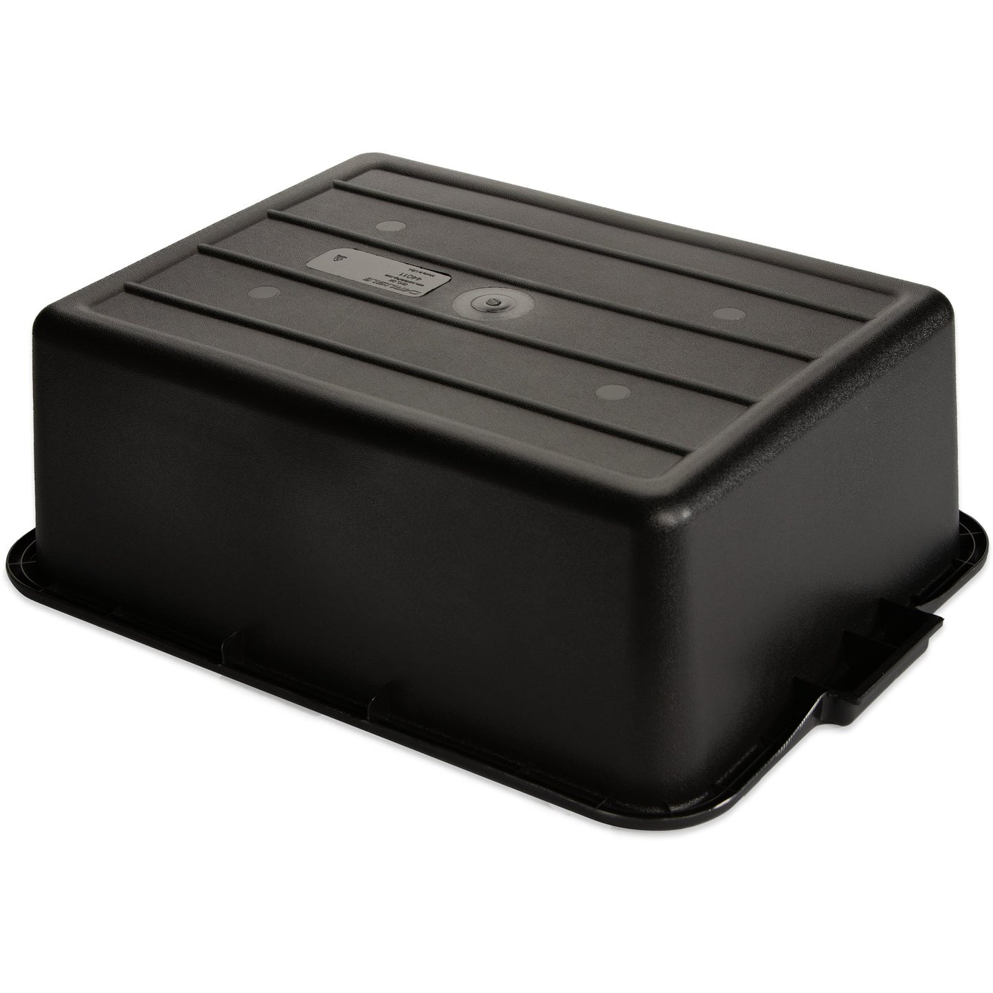 Carlisle 4401103 15" x 20" x 7" Black Comfort Curve Bus Box