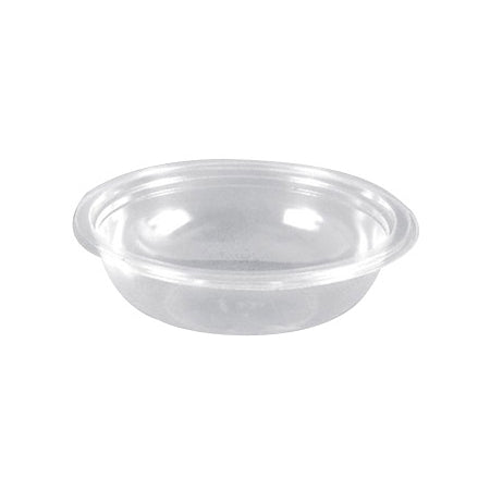 Dinex DX5402PCLR 24 oz 7" Clear Round Polystyrene Salad Bowl (300/cs)