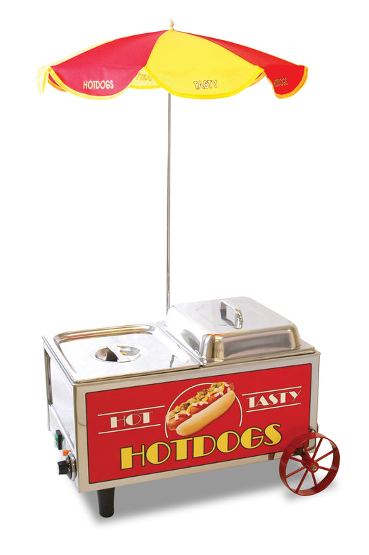 Winco 60072 Benchmark Mini Cart Hot Dog Steamer