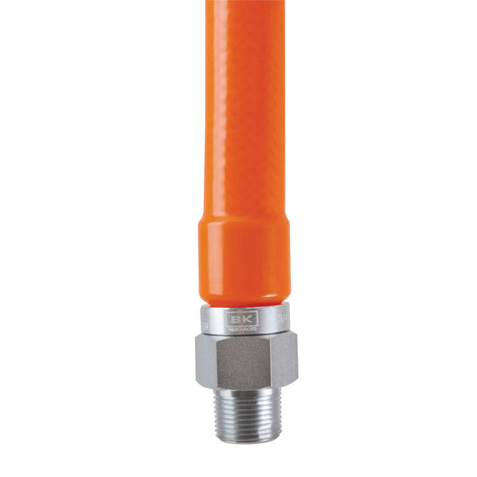 BK Resources BKG-GHC-7548 3/4" X 48" Individual Gas Hose Connector