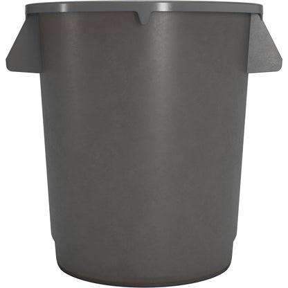 Sparta 84101023 10 Gallon Gray Round Polyethylene Bronco Waste Bin Trash Container