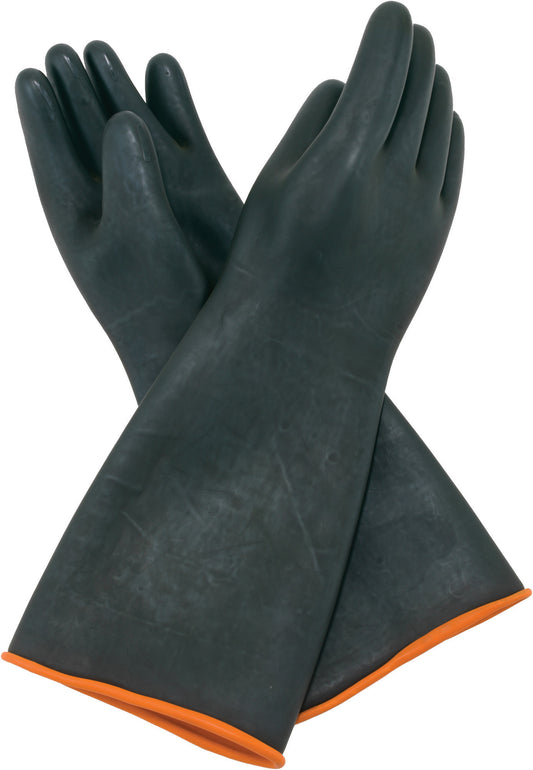 Winco NLGH-18 Heavy Duty Natural Latex Gloves