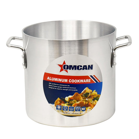 Omcan 43367 12 Qt Aluminum Stock Pot