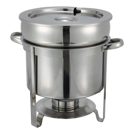 Winco 211 11 Qt. Stainless Steel Soup Warmer
