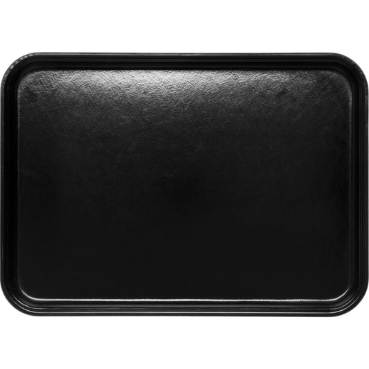 Carlisle 1318FMT309 17 3/4" x 12-3/4" x 1" Ebony Fiberglass Market Tray