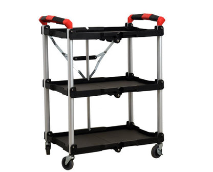 Omcan 47108 Small Black Folding Dining Cart