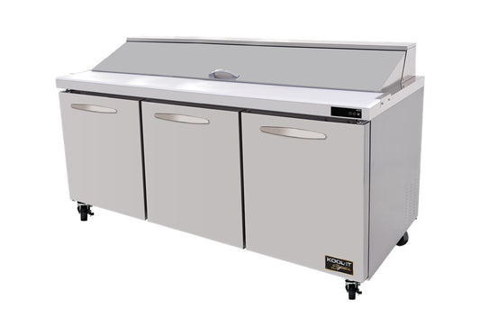 Kool-It KST-72-3 72" Triple Door Sandwich Prep Table