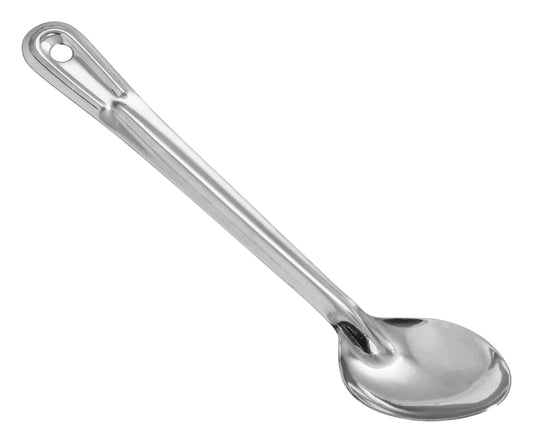 Winco BSOT-13H 13" Stainless Steel Solid Basting Spoon