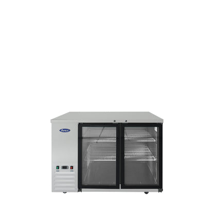 Atosa MBB48GGR 48" Glass Door Back Bar Cooler
