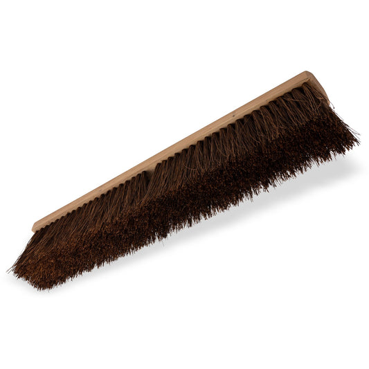 Carlisle 3621912400 24" Flo-Pac Hardwood Block Heavy Floor Garage Sweep Head with Palmyra Bristle