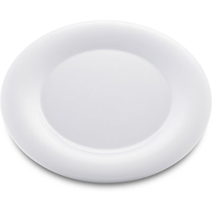 Carlisle 3302402 12" White Sierrus Melamine Wide Rim Dinner Plate