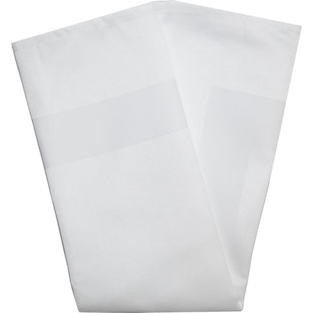 Snap Drape 54682222NH010 22" x 22" White Spun Polyester Microfiber Milan Birdseye Napkin