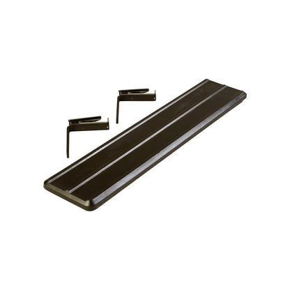 Carlisle 662003 4' Black Six Star Food Bar Tray Slide