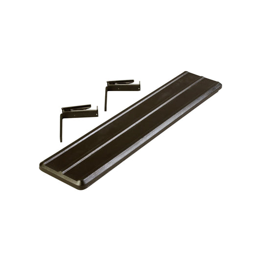 Carlisle 662003 4' Black Six Star Food Bar Tray Slide