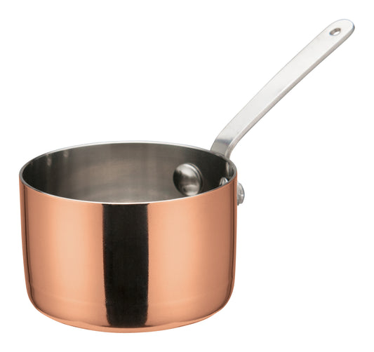 Winco DCWA-202C 2-3/4" Copper-Plated Mini Sauce Pan