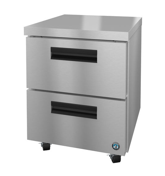 Hoshizaki UF27B-D2 One Section Stainless Drawers Undercounter Freezer
