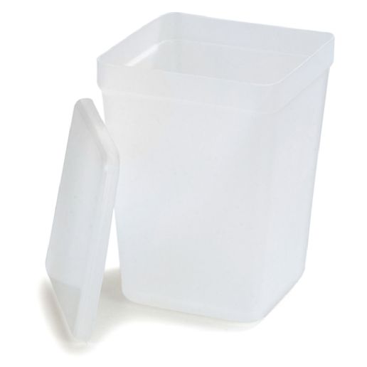 Carlisle 38600CL 2 Qt Translucent Polypropylene Container With Stainless Lid