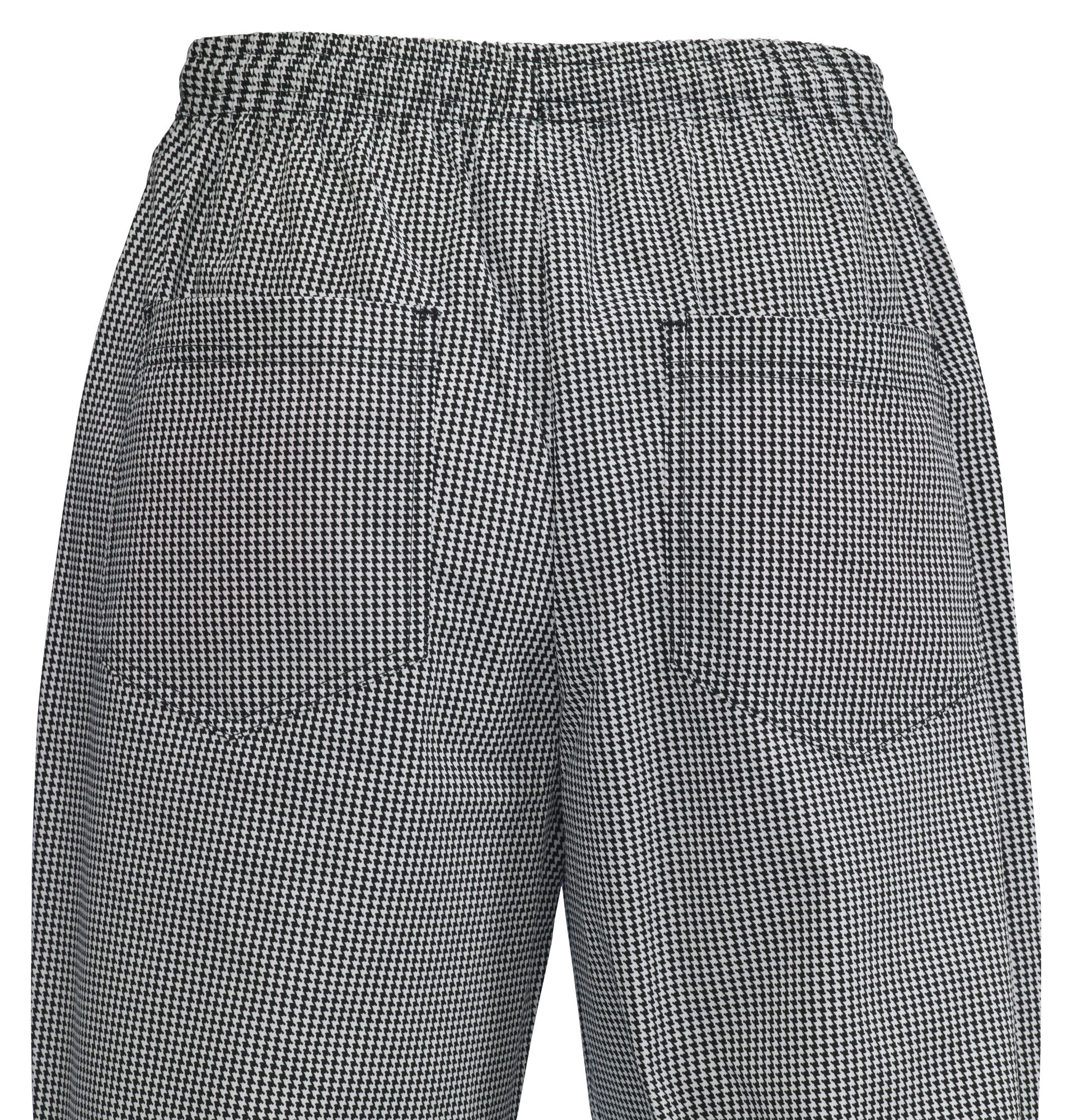 Winco UNF-4KM Medium Houndstooth Chef Pants