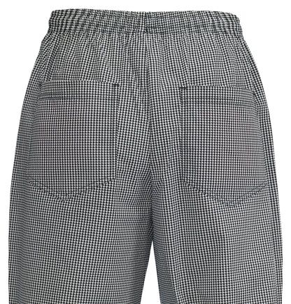 Winco UNF-4KM Medium Houndstooth Chef Pants