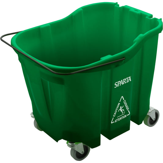 Sparta 7690409 35 Qt Green Polypropylene OmniFit Mop Bucket Only