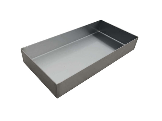 Omcan 43499 15" x 6" x 2" Stainless Steel Tapered Pan